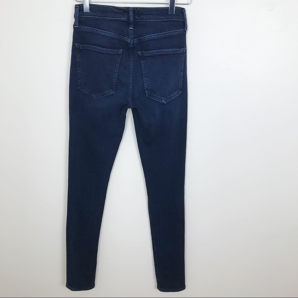 AGOLDE | Nico High Rise Skinny Jeans Darkwash - Picture 5 of 8
